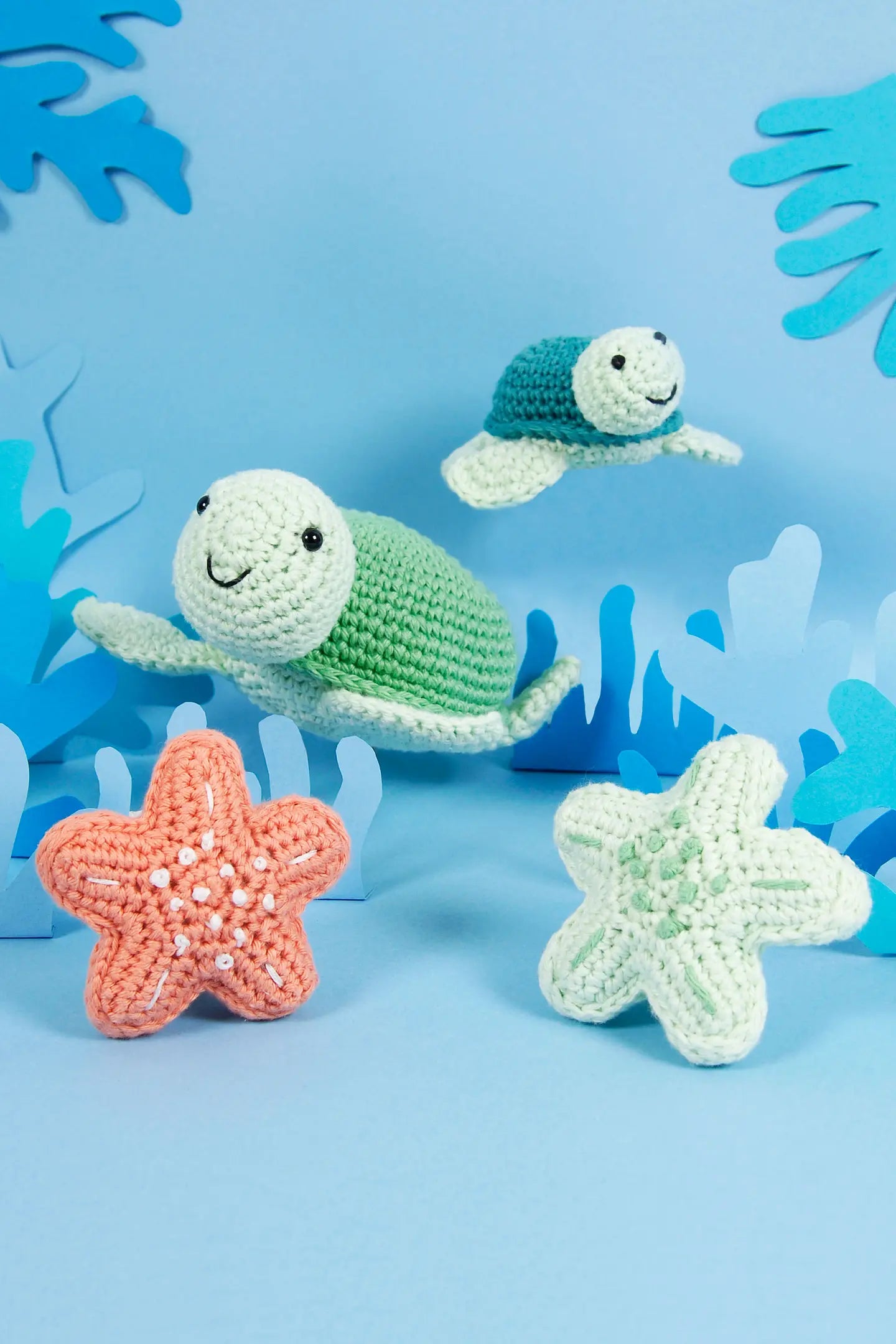 Turtles & Starfish Amigurumi Kit