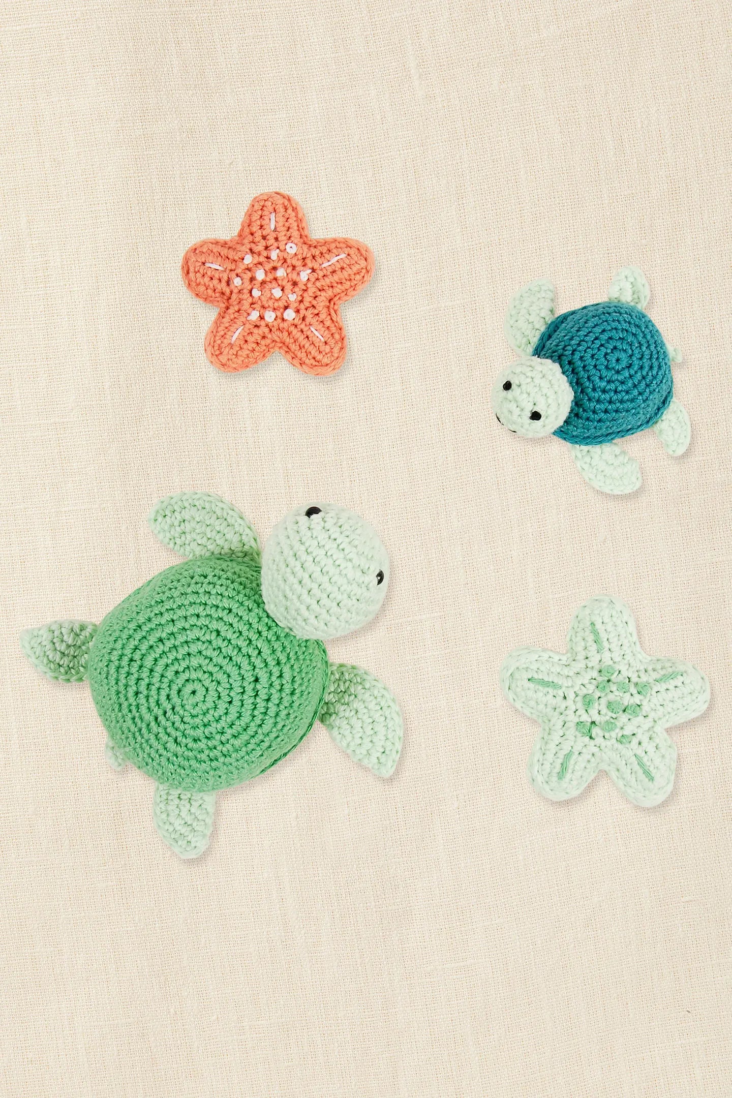 Turtles & Starfish Amigurumi Kit