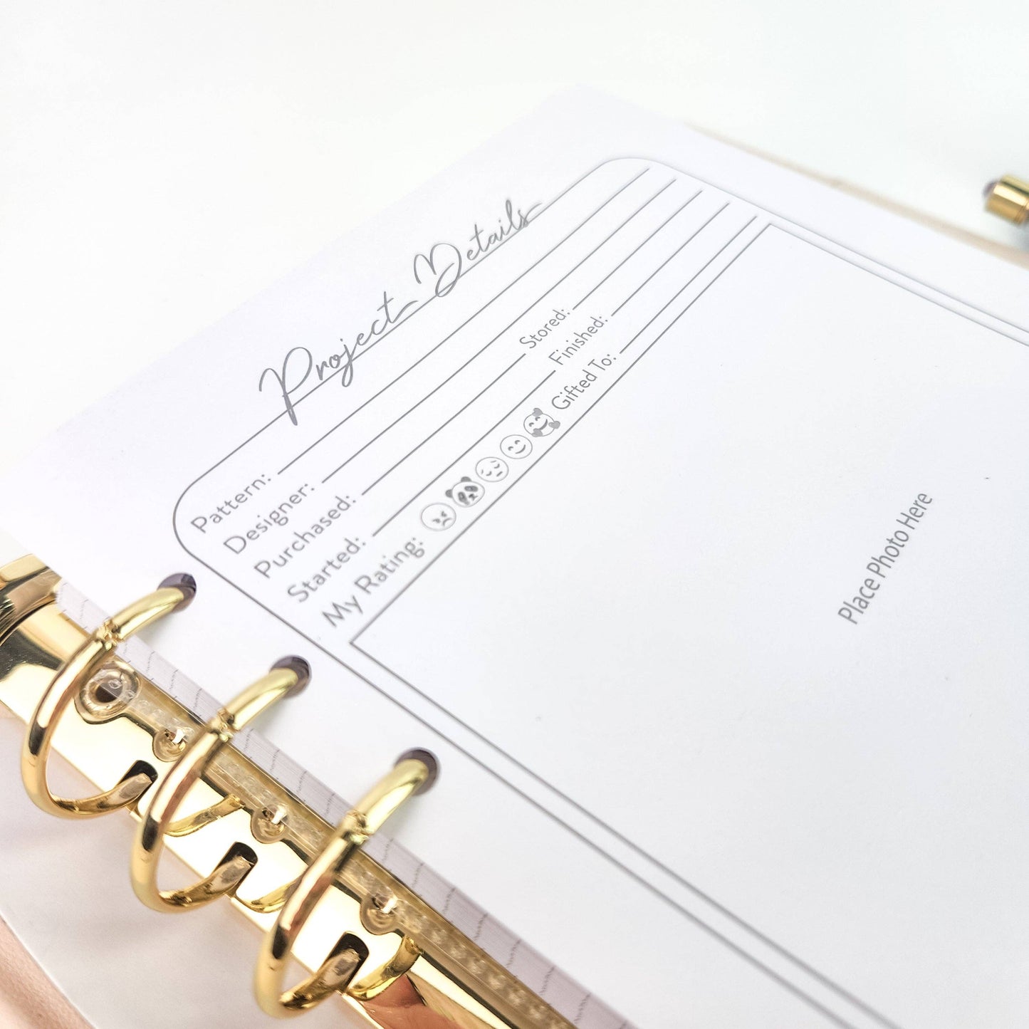 Night Forest Project Journal Planner for Knitters & Crocheters