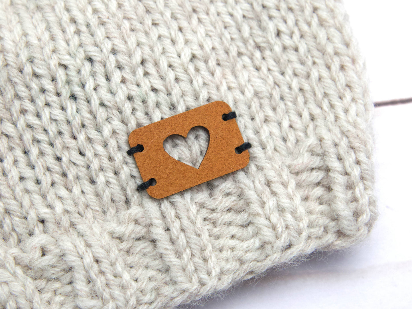 Heart | Horizontal Tags Faux Leather: Pastel Variety Pack