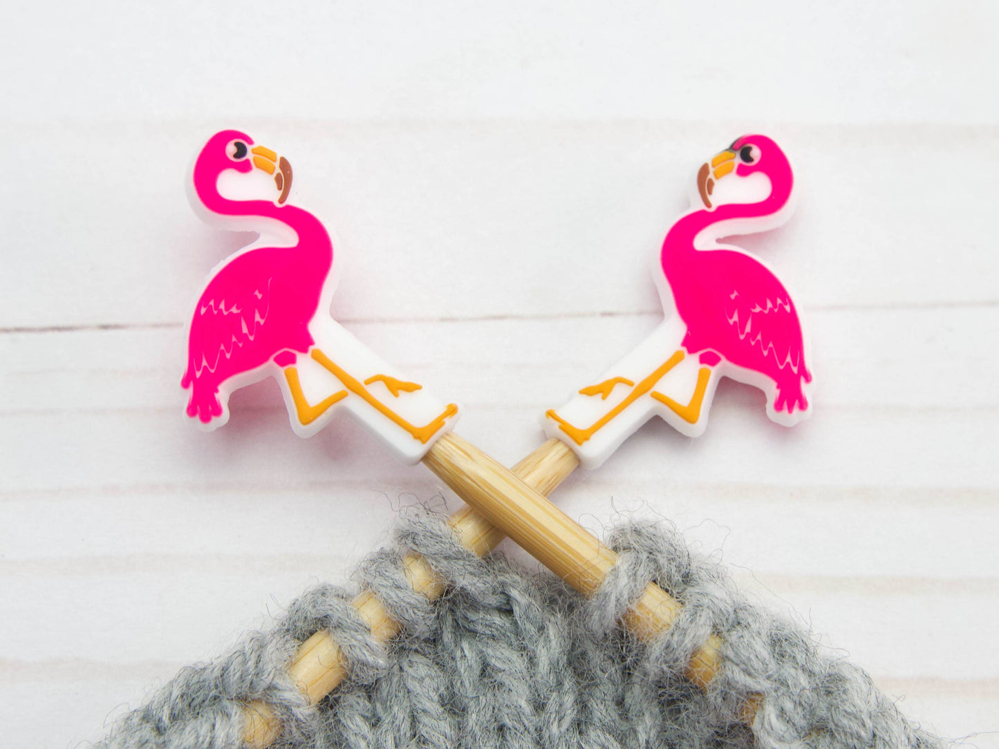 Fancy Flamingo | Stitch Stoppers Knitting Notions