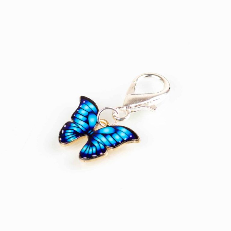 Blue Butterfly Clip Progress Marker