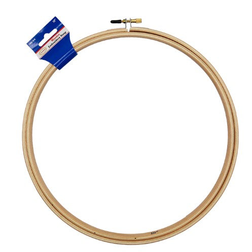 Colonial Round Edge Wooden Embroidery Hoop