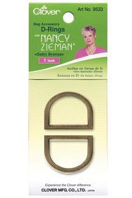 Clover 1" D-Rings by Nancy Zieman