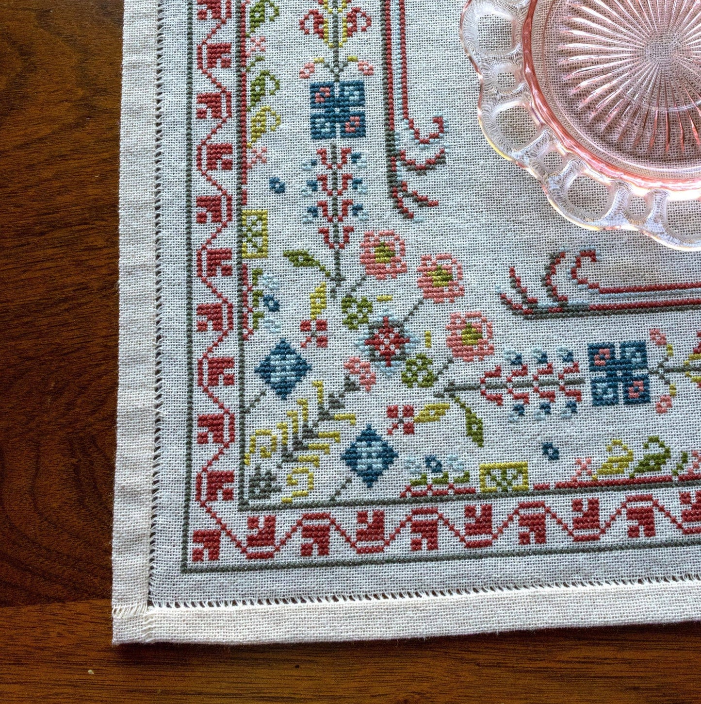 Evangeline Border Cross Stitch Kit - Avlea Folk Embroidery