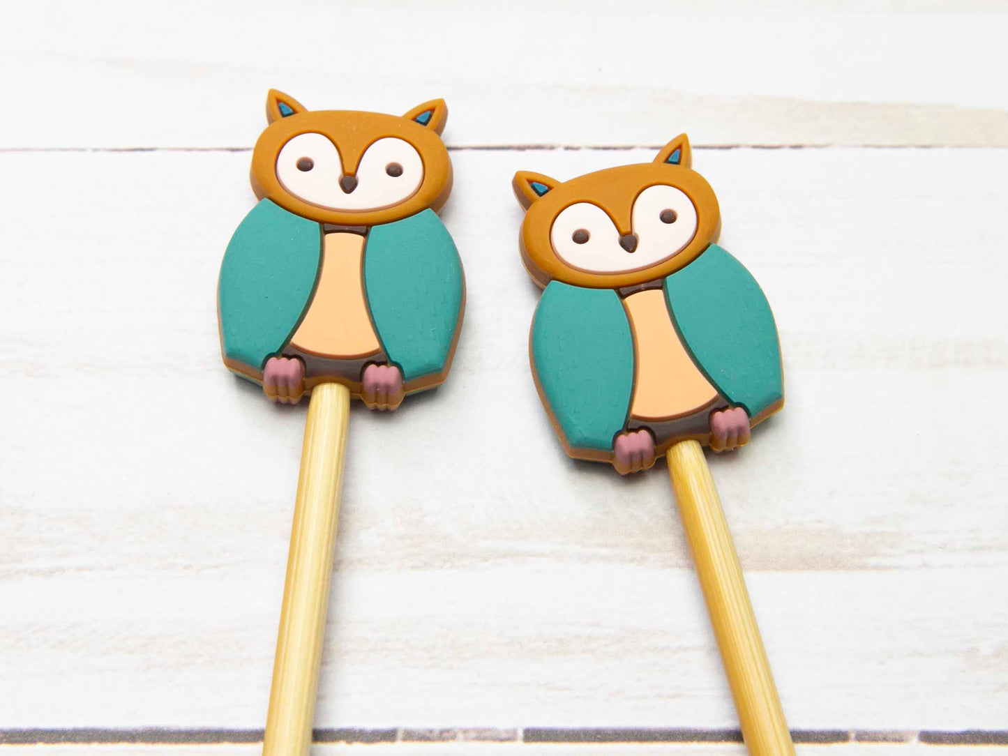 Green Owl | Stitch Stoppers Knitting Notions