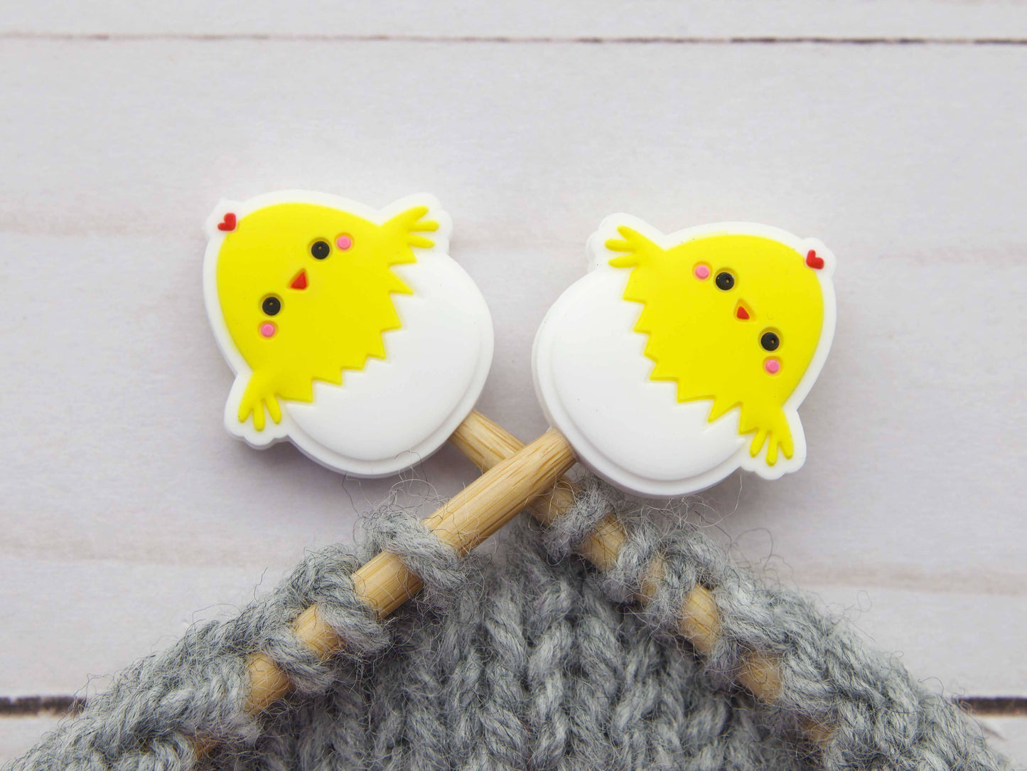 Spring Chick | Stitch Stoppers Point Protectors Knitting