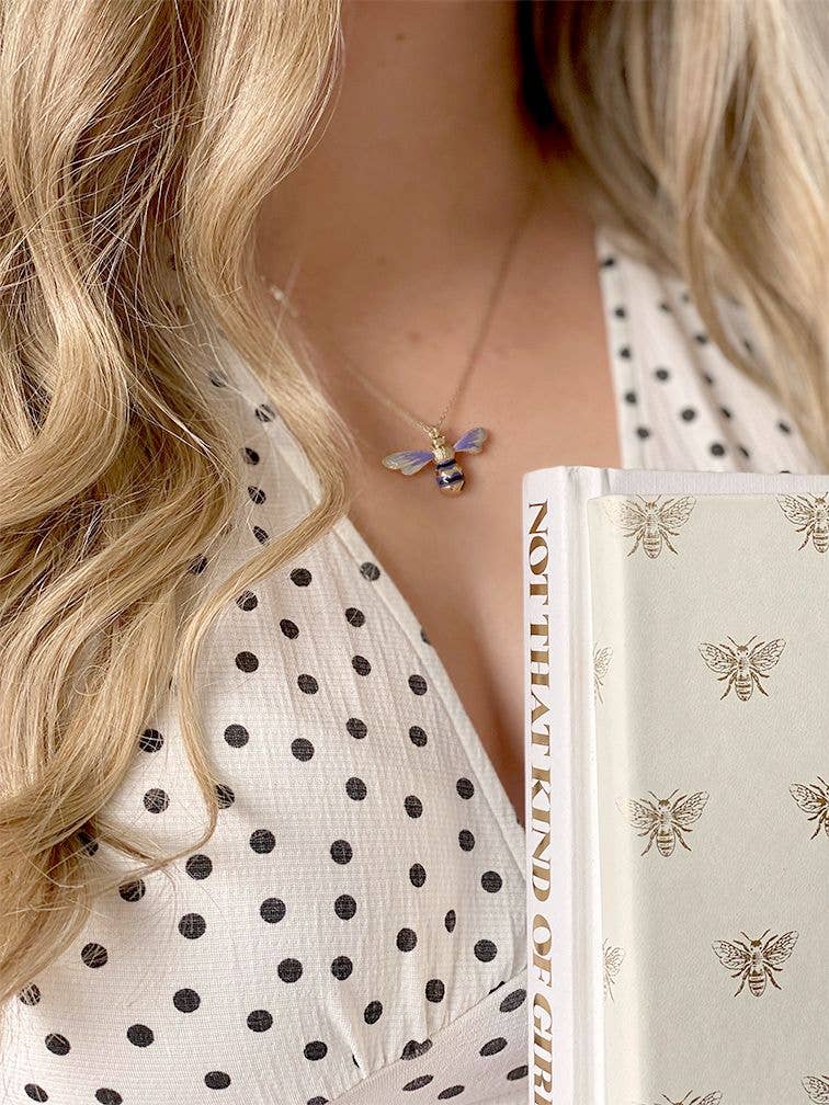 FABLE Enamel Short Bee Necklace