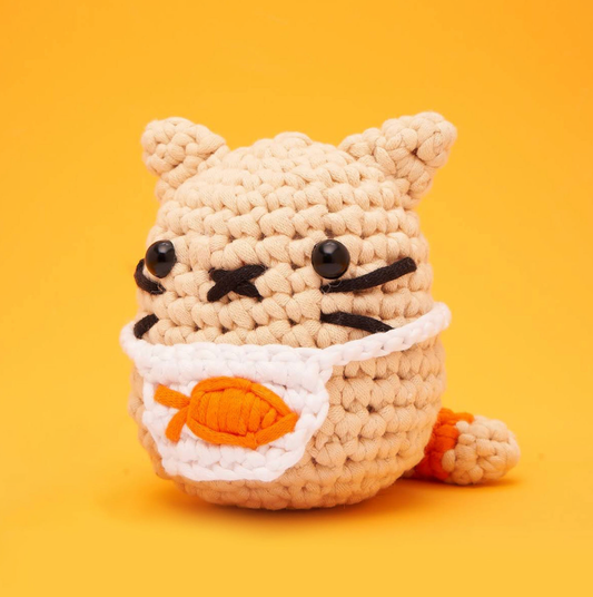 Nico the Cat Beginner Crochet Kit - The Woobles