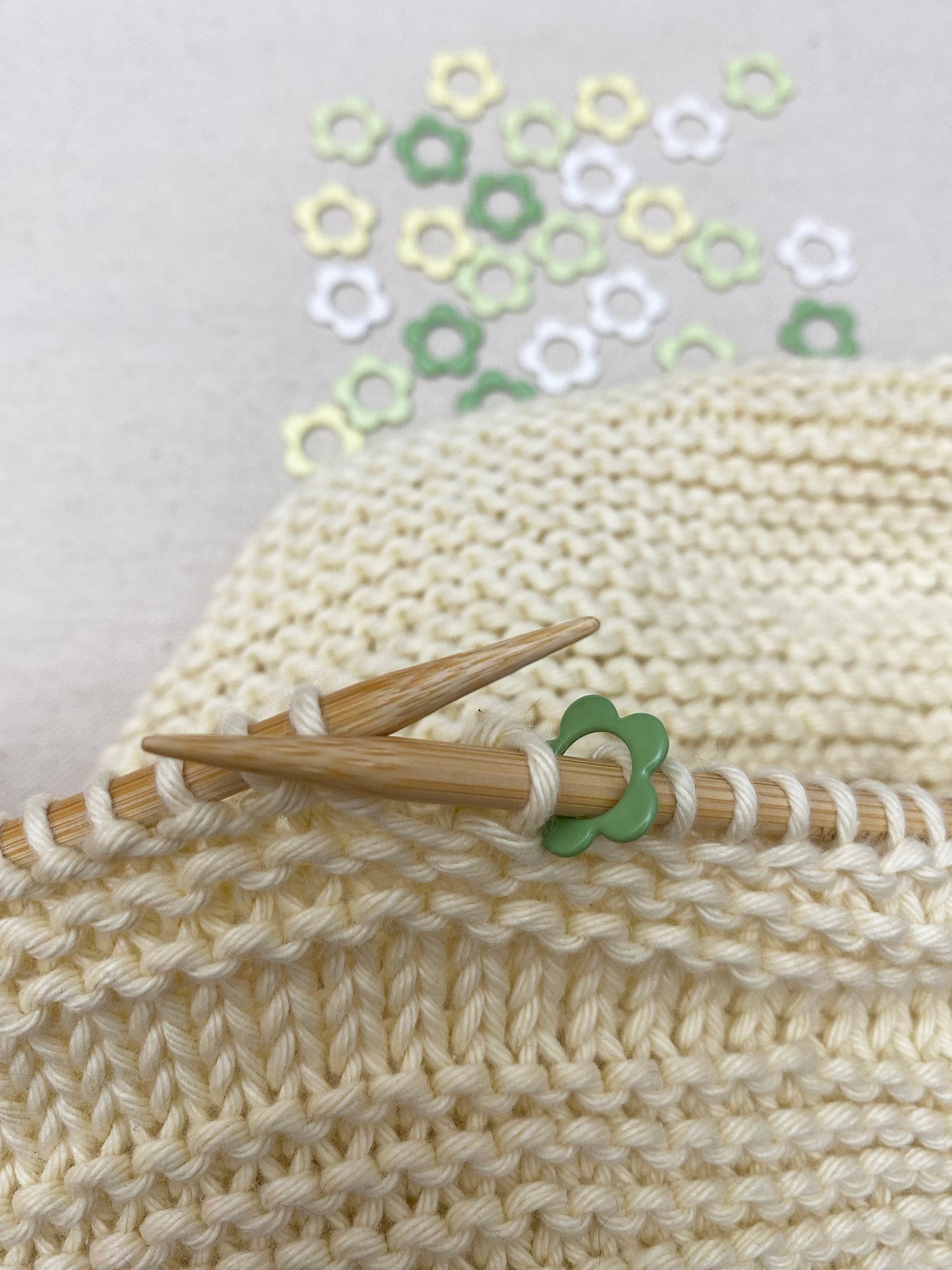 Lg Wildflower Stitch Markers - Allstitch Studio