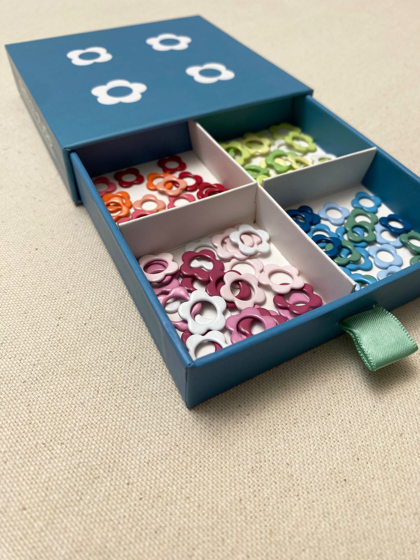 Sampler Box Set - Flower Stitch Markers - Allstitch Studio