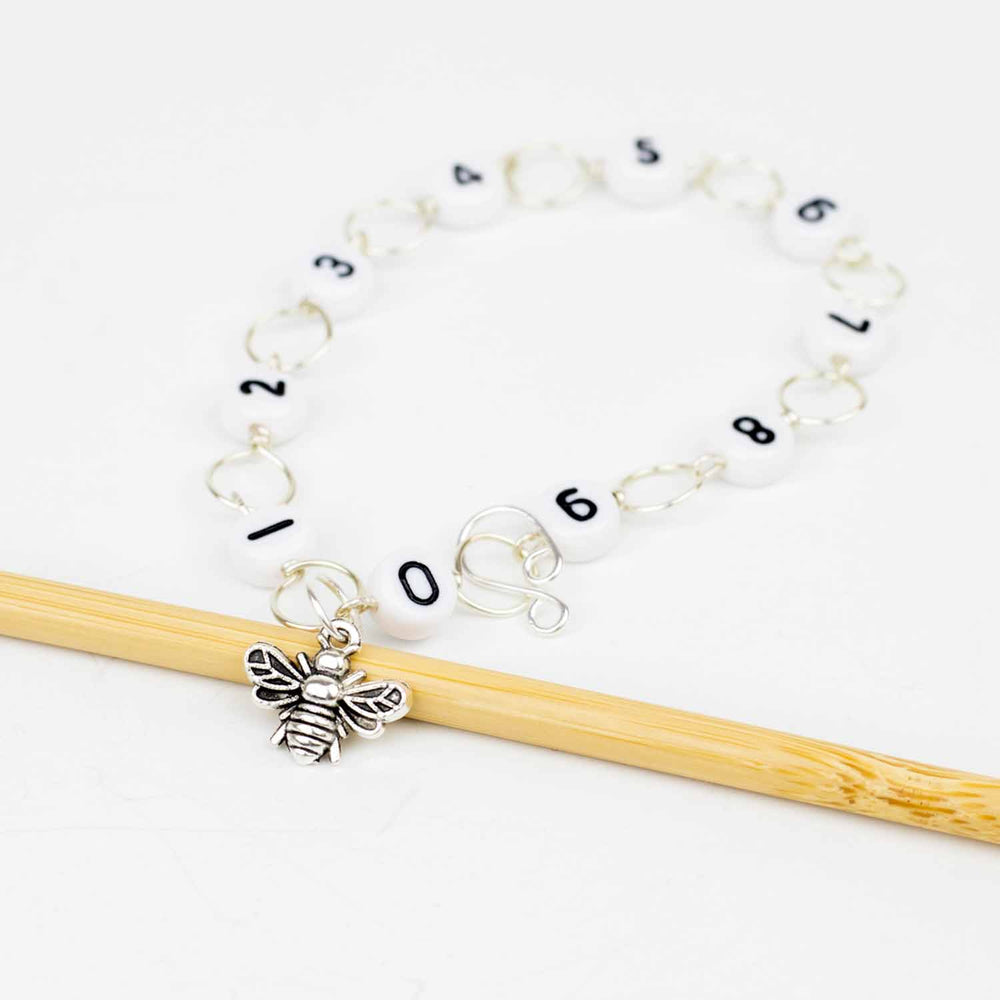 Circle Chain Row Counter - Little Silver Bee