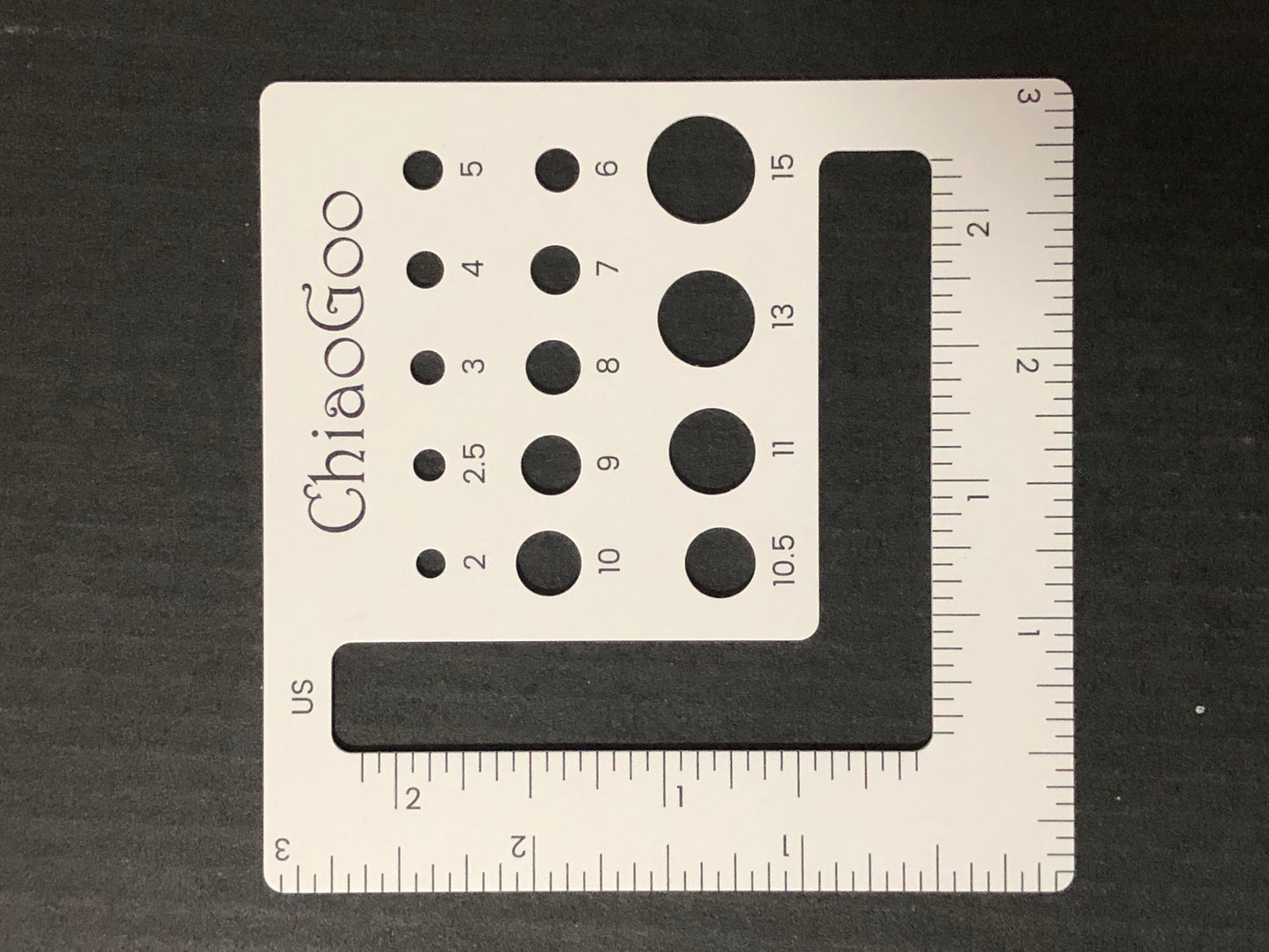 ChiaoGoo Swatch/Needle Gauge