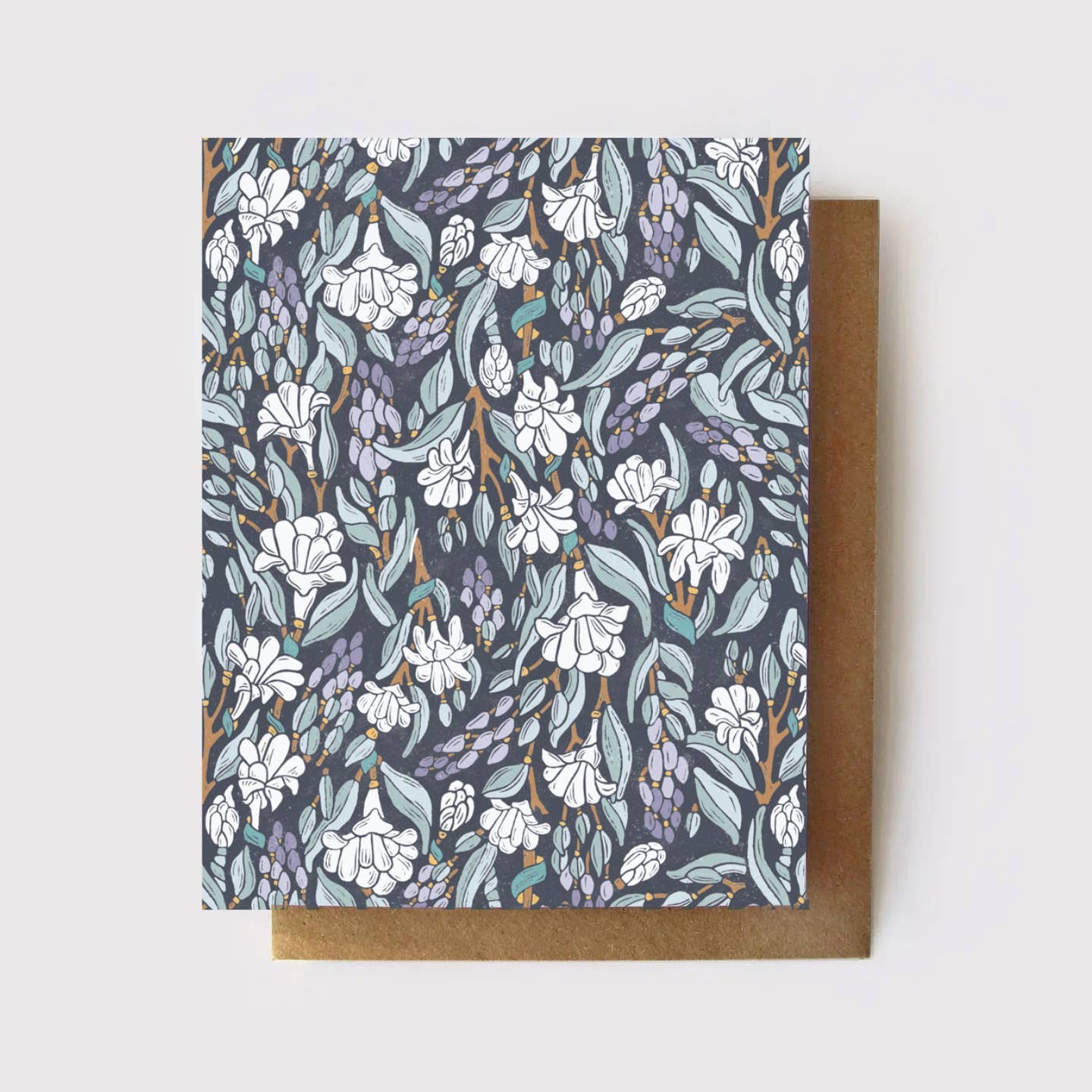 Moonlit Tuberose Everyday Greeting Card