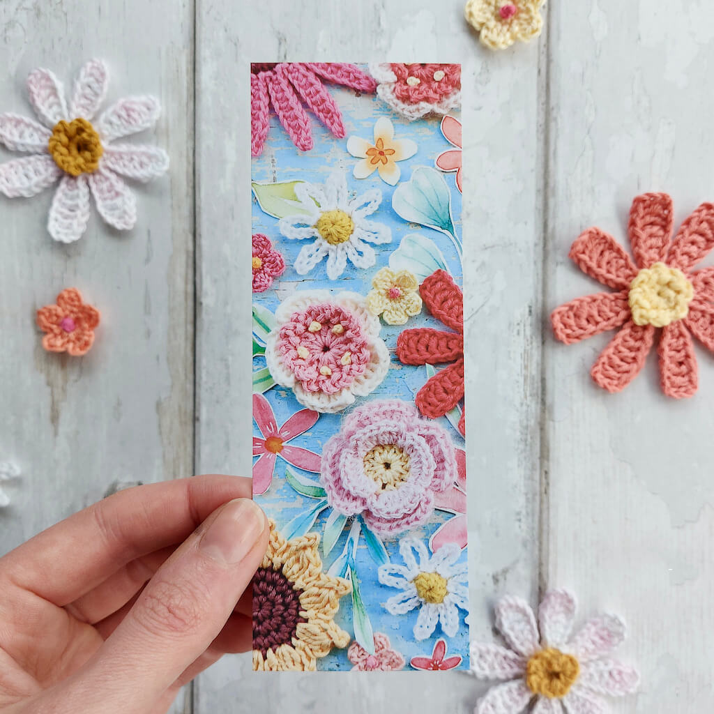 Bookmark Crochet Flowers