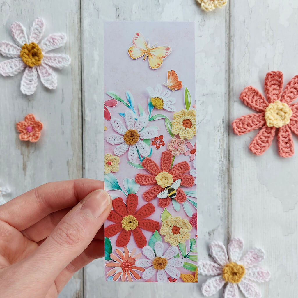 Bookmark Crochet Flowers