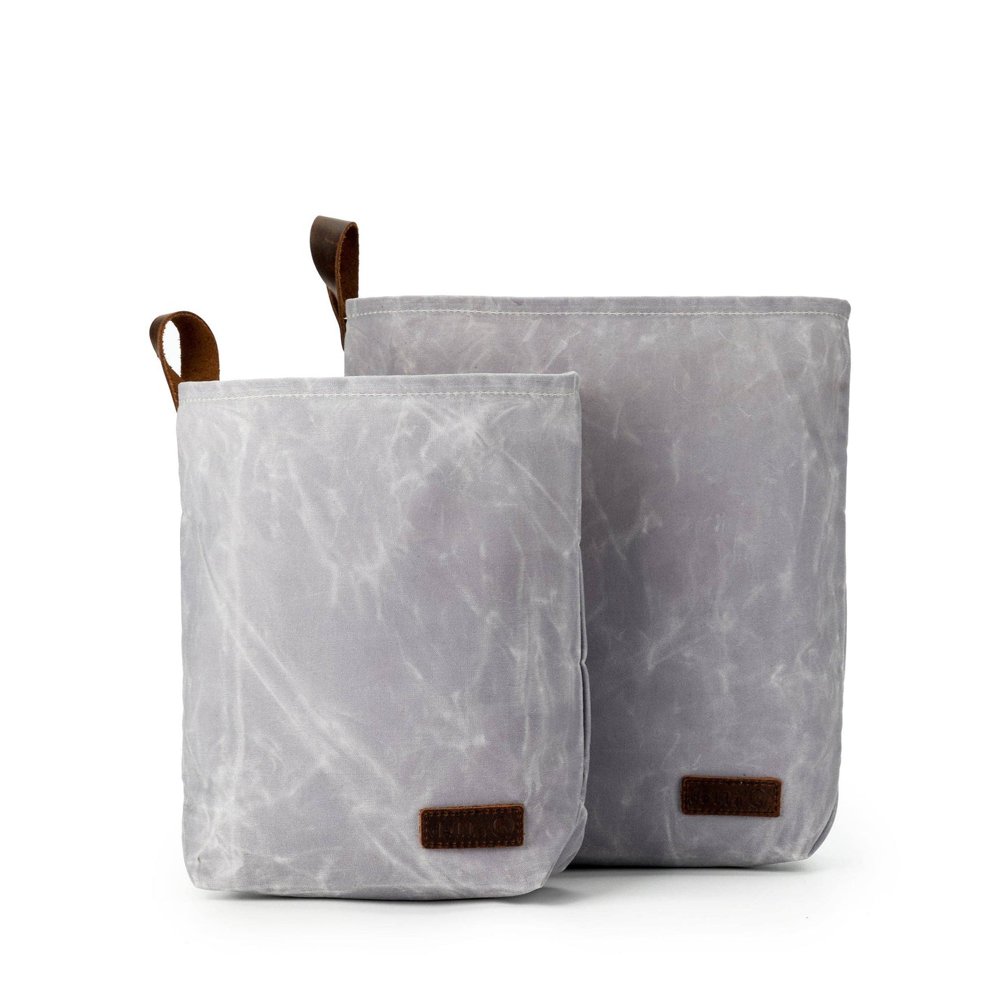 della Q Knit Sacks - Grey Set of 2
