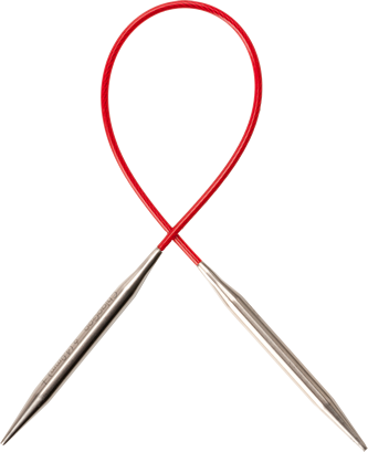 ChiaoGoo 9" Knit Red Circular Needles