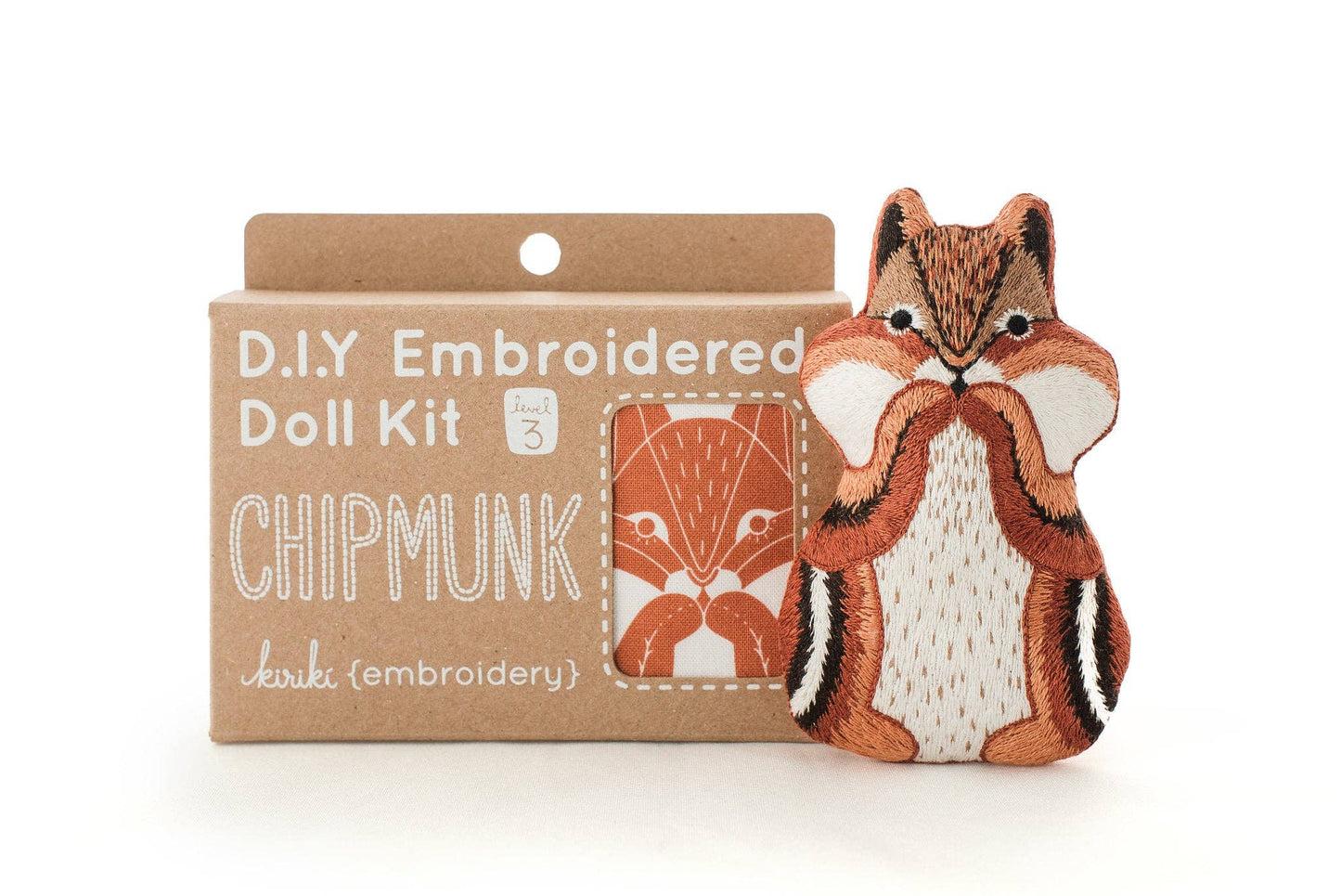 Chipmunk - Kiriki Embroidery Kit