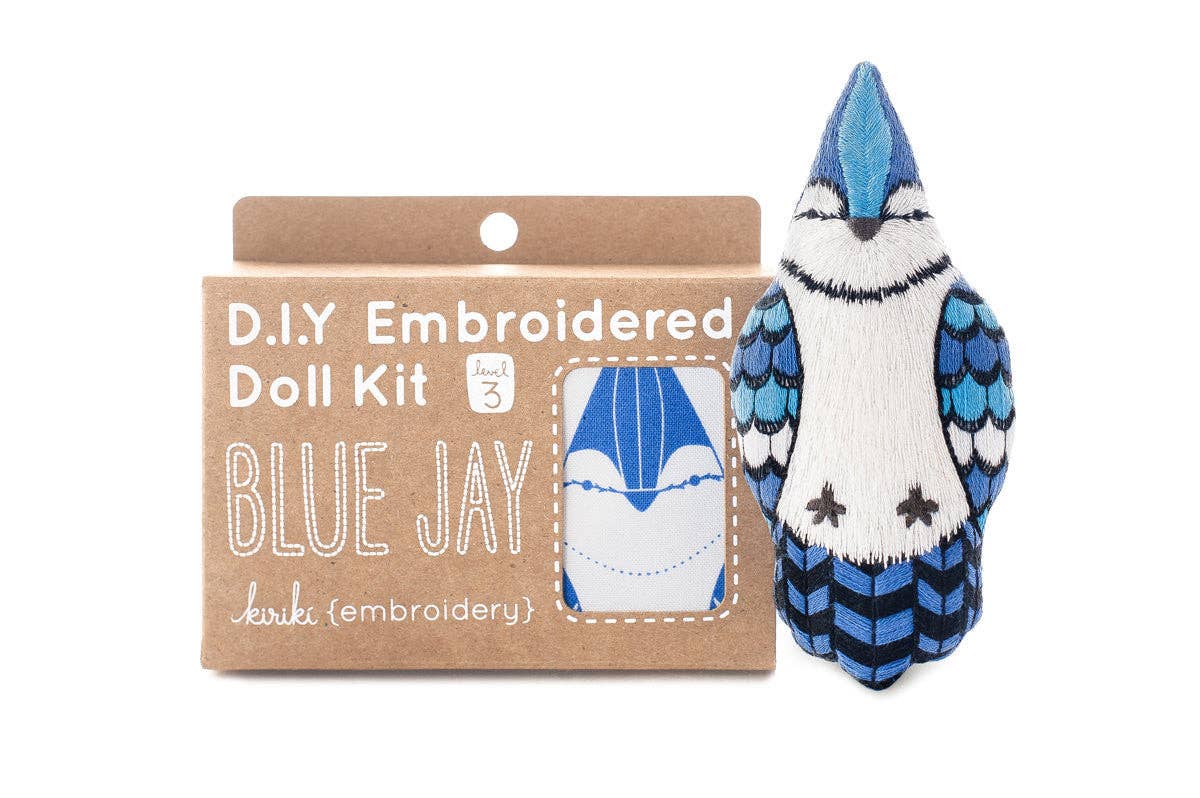 Blue Jay - Embroidery Kit