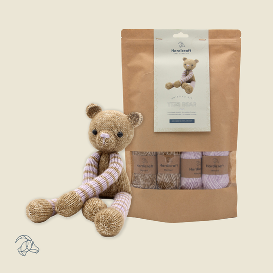 Tess Bear - DIY Knitting Kit
