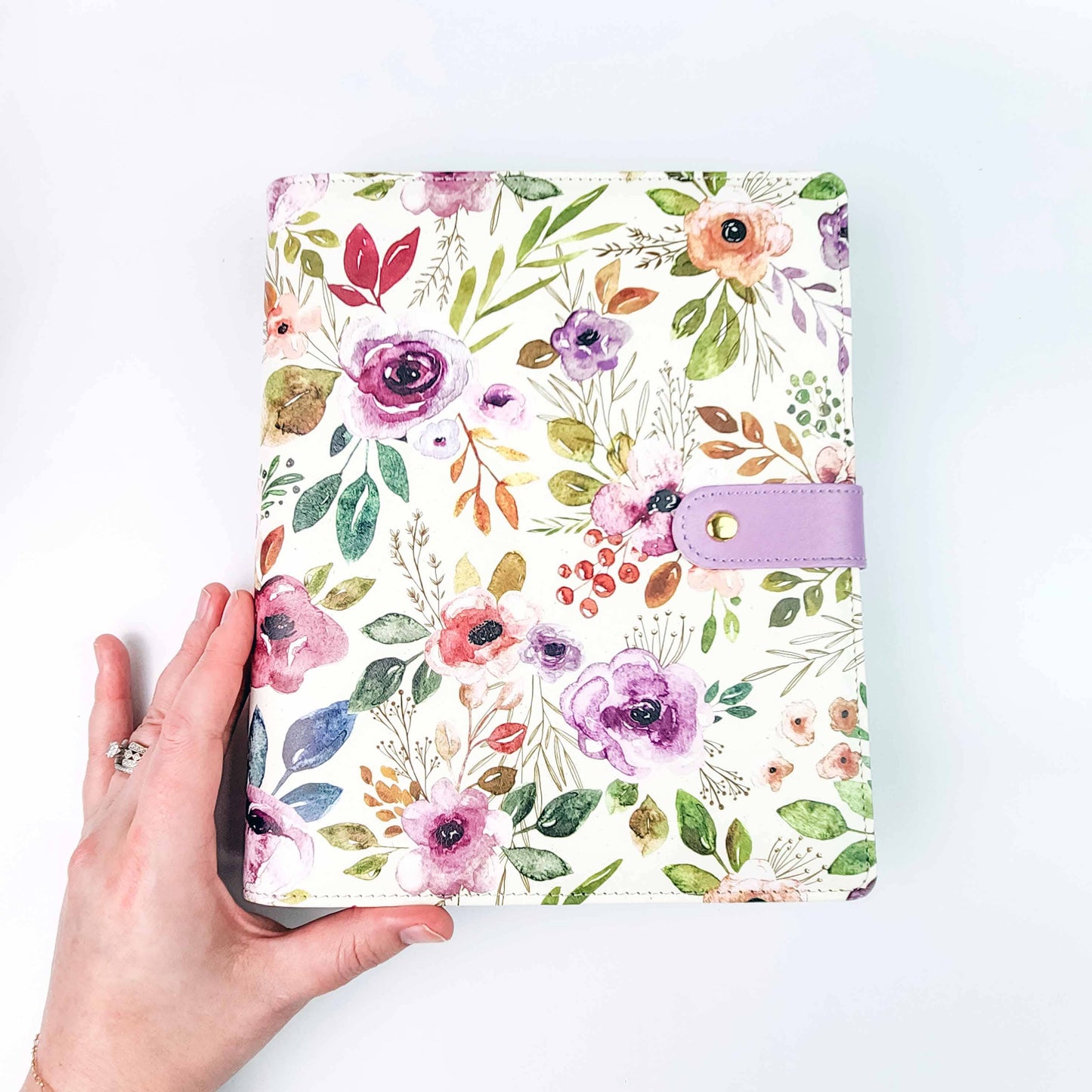 Spring Floral Project Journal Planner for Knitters & Crocheters