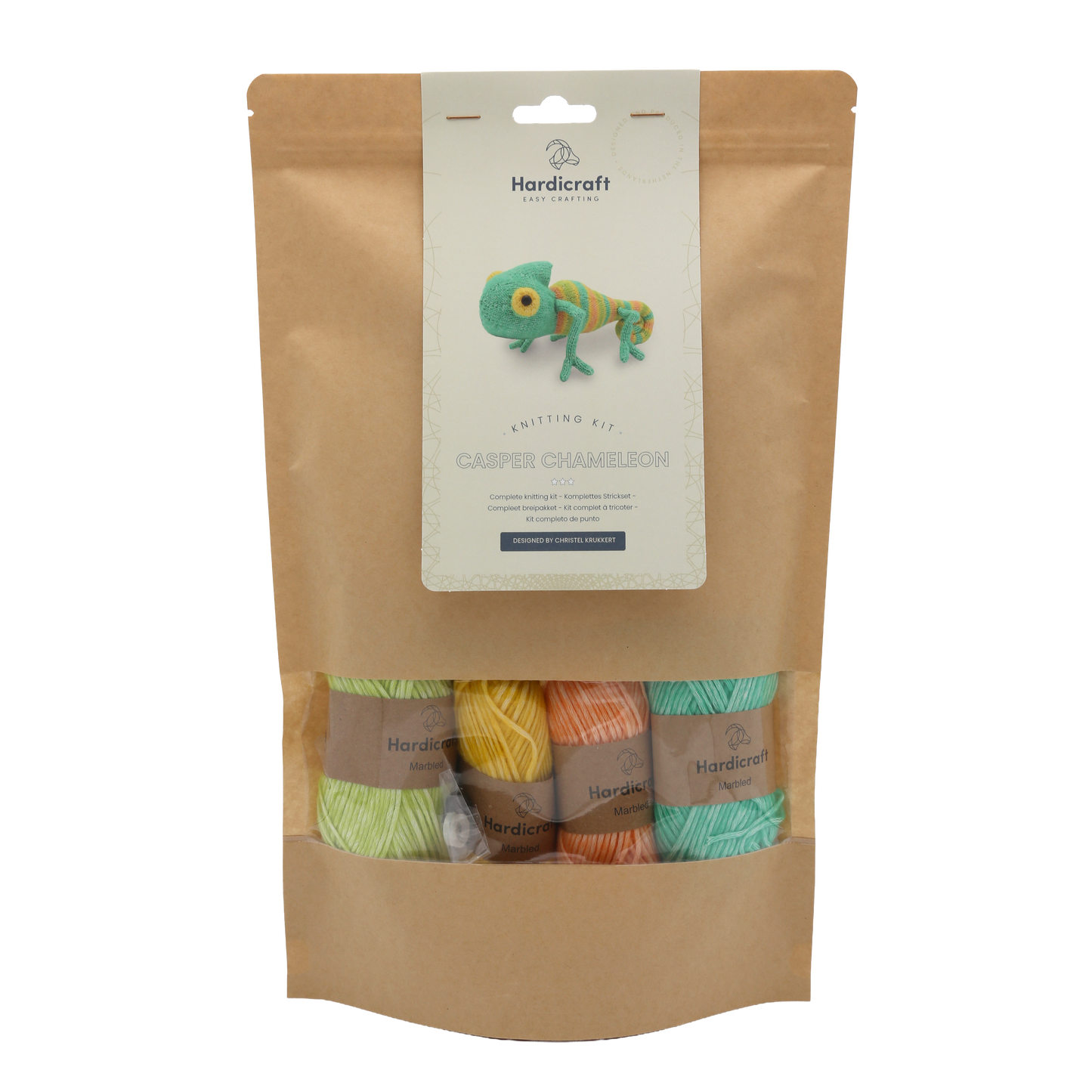 Casper Chameleon - DIY Knitting Kit