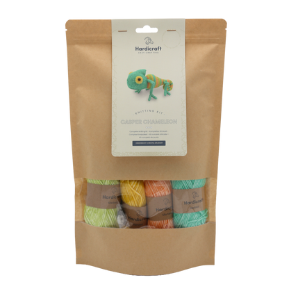 Casper Chameleon - DIY Knitting Kit