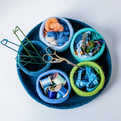Felt Tidy Pod | Felt Organizer Tray | Felt Storage Bowls | Fibres of Life