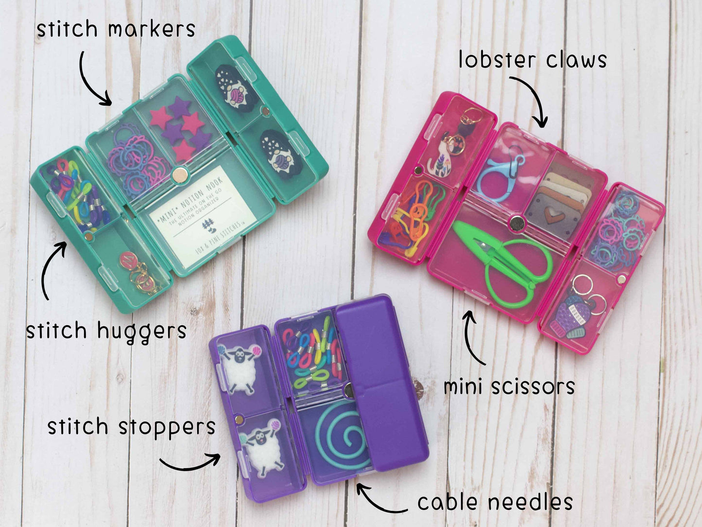 Pink *Mini* Notion Nooks | Ultimate On The Go Notion Organizer