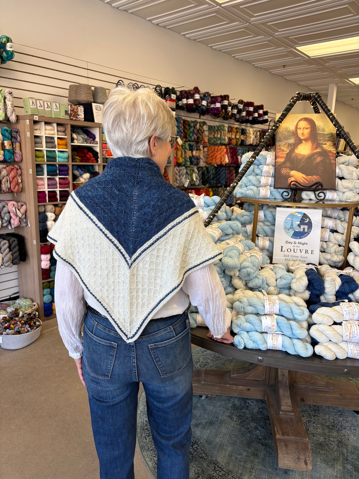 *NO Glitter* NIGHT at the Louvre Kit by Palmer Yarn Co - 2026 MN Yarn Shop Hop