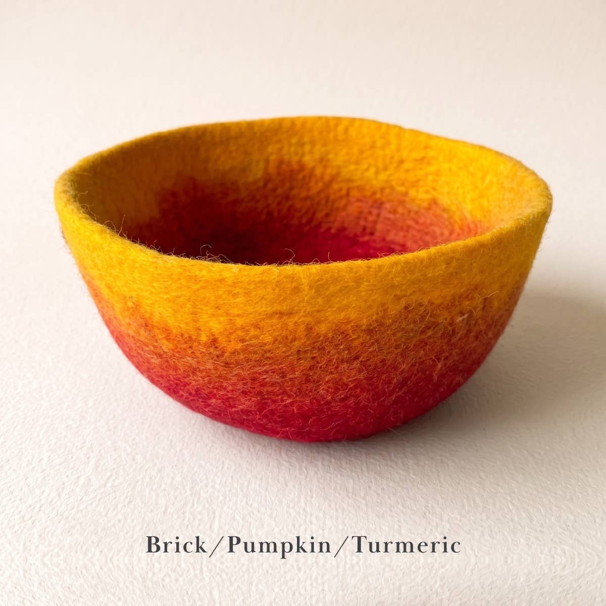 Felt Bowl - Large Ombre | Felt Yarn Bowl | Fibres of Life