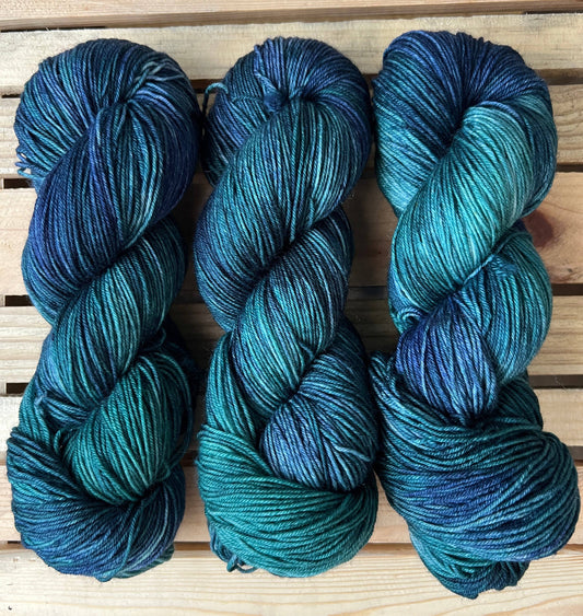 Jewels of Lake Superior Hand Dyed Yarn: Fingering