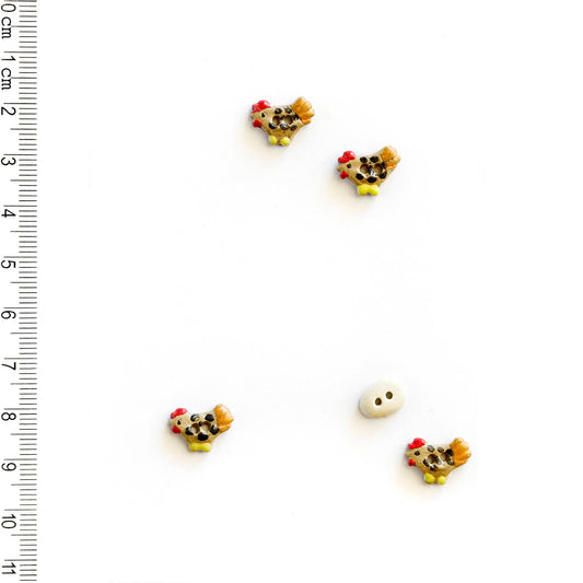 L537 Chicken and Egg Buttons