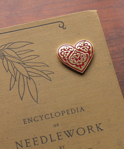 Byzantine Rose Needle Minder - Avlea Folk Embroidery