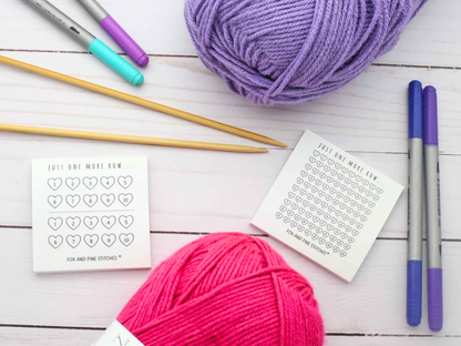 Row Counter Stickies 1-100