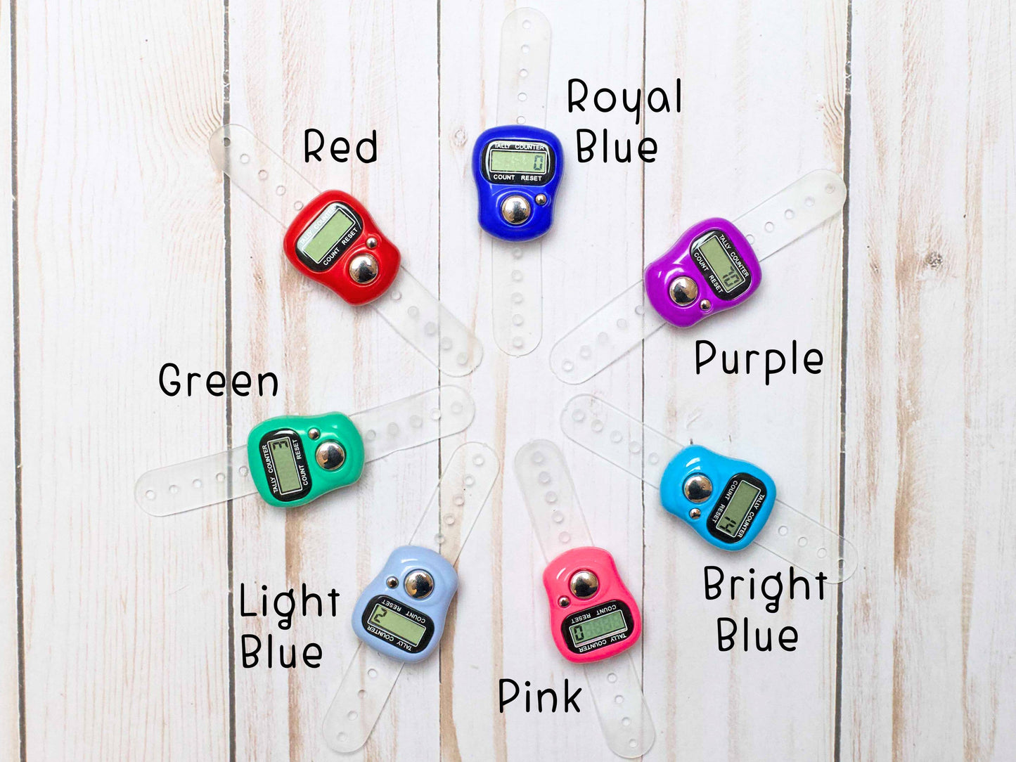 Light Green Digital Row Counters | Knitting Crochet