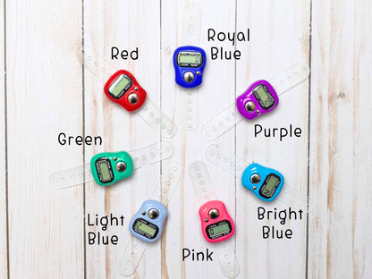 Light Green Digital Row Counters | Knitting Crochet