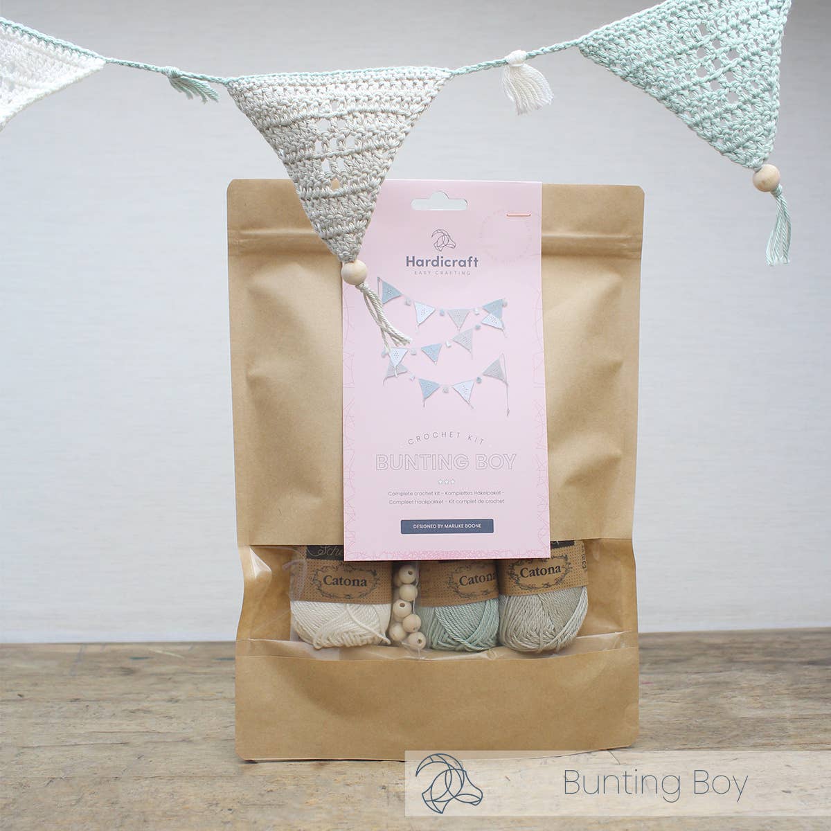 Bunting Boy DIY Crochet Kit