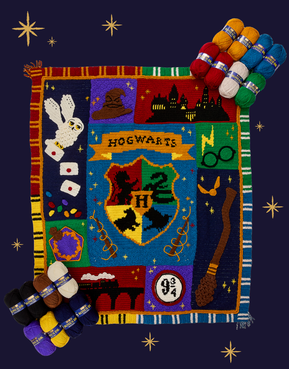 Harry Potter Journey to Hogwarts Crochet Along