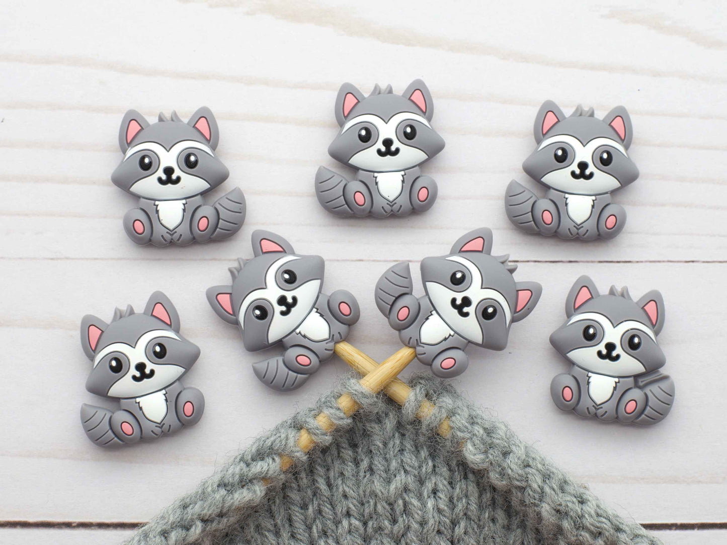 Raccoon | Stitch Stoppers Knitting Notions