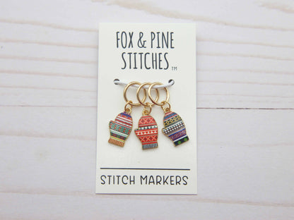 Fair Isle Mittens | Stitch Markers