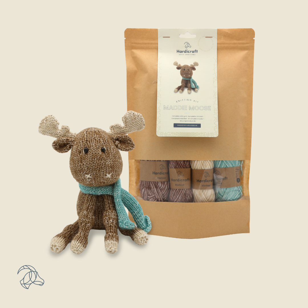 Maddie Moose - DIY Knitting Kit