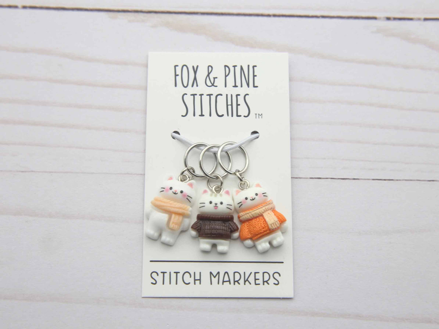 Cozy Cat | Stitch Markers