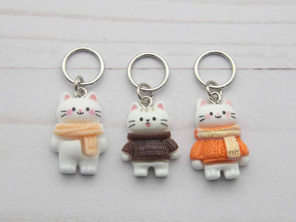 Cozy Cat | Stitch Markers