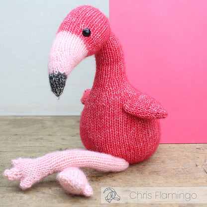 Chris Flamingo - DIY Knitting Kit