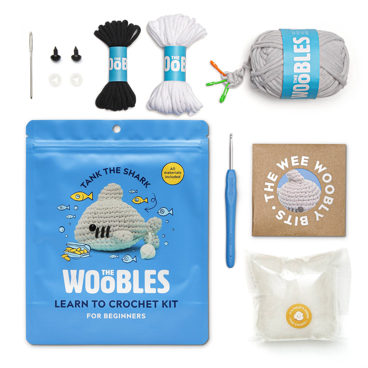 Tank the Shark Crochet Kit - The Woobles
