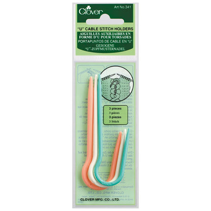 Clover Cable Stitch Holder Needle - J style