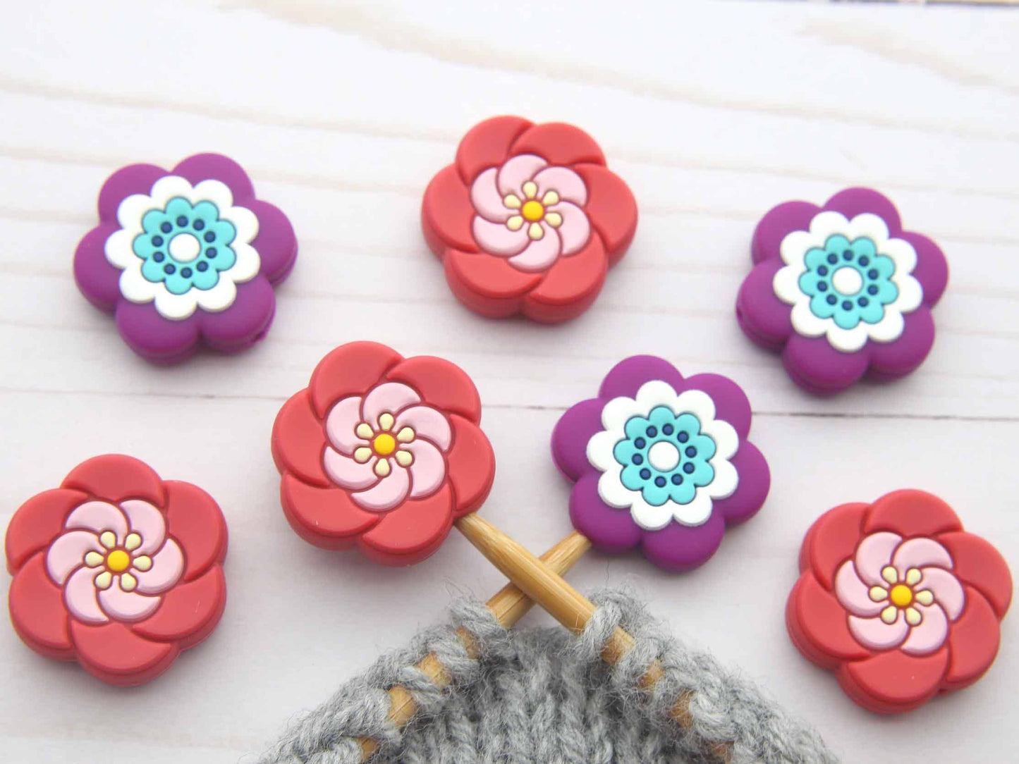 Colorful Flowers | Stitch Stoppers