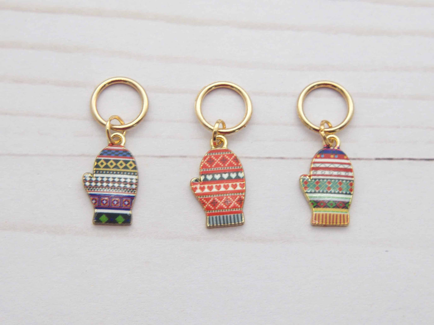 Fair Isle Mittens | Stitch Markers